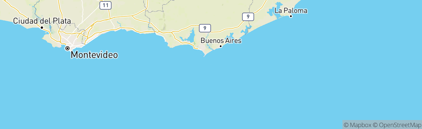 Mapa Uruguaj