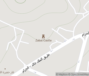 Mapa lokality Hrad Za’abal