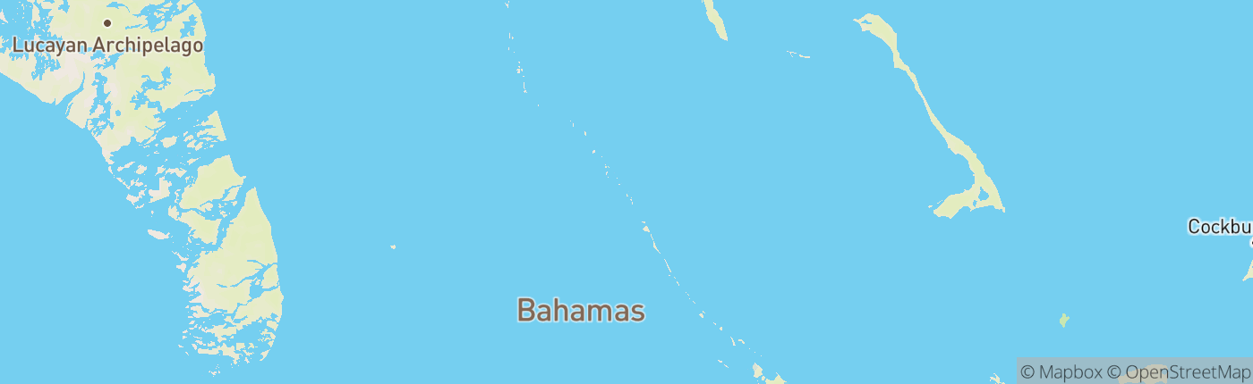 Mapa Bahamy
