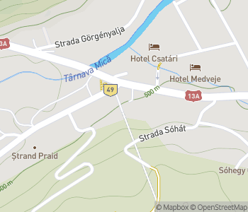 Mapa lokality Salina Praid