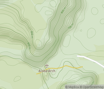 Mapa lokality Skalná brána Aloba