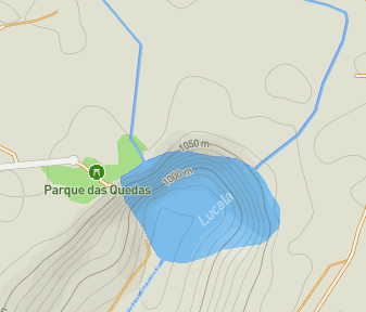 Mapa lokality Vodopád Calandula