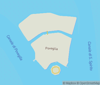 Mapa lokality Ostrov Poveglia: Bývalý karanténny ostrov
