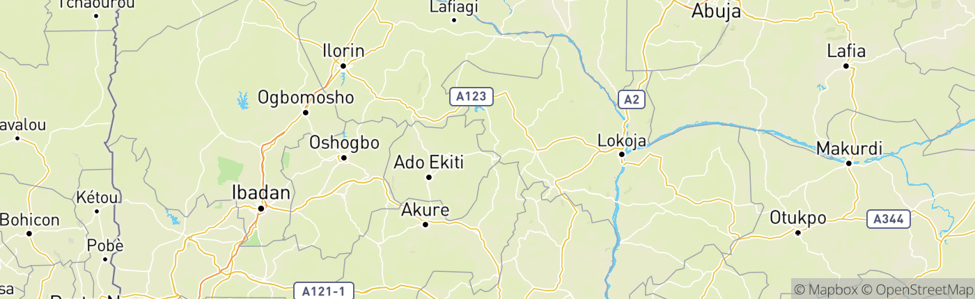 Mapa Nigéria