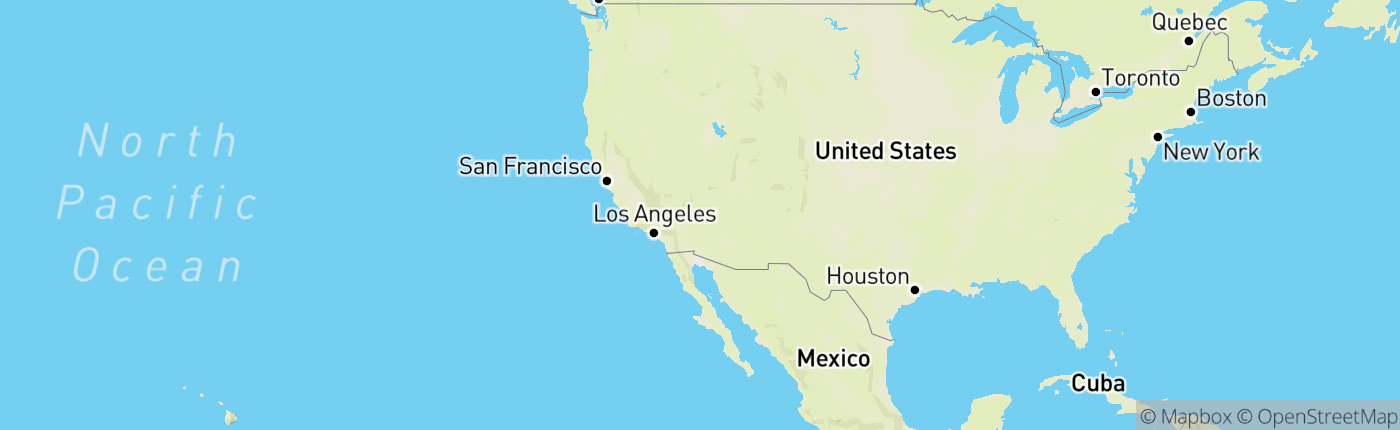 Mapa Spojené štáty americké
