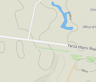 Mapa lokality Cesta cez Naypyidaw
