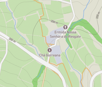 Mapa lokality Čajová plantáž Gorreana