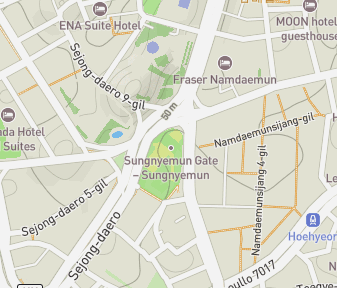 Mapa lokality Namdaemun
