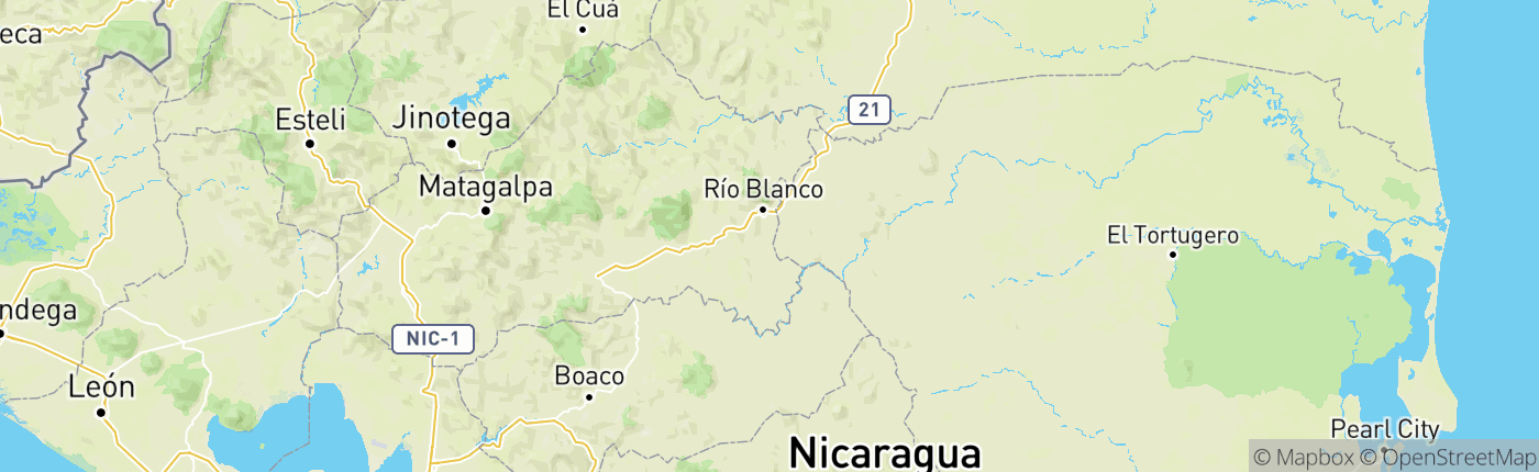 Mapa Nikaragua
