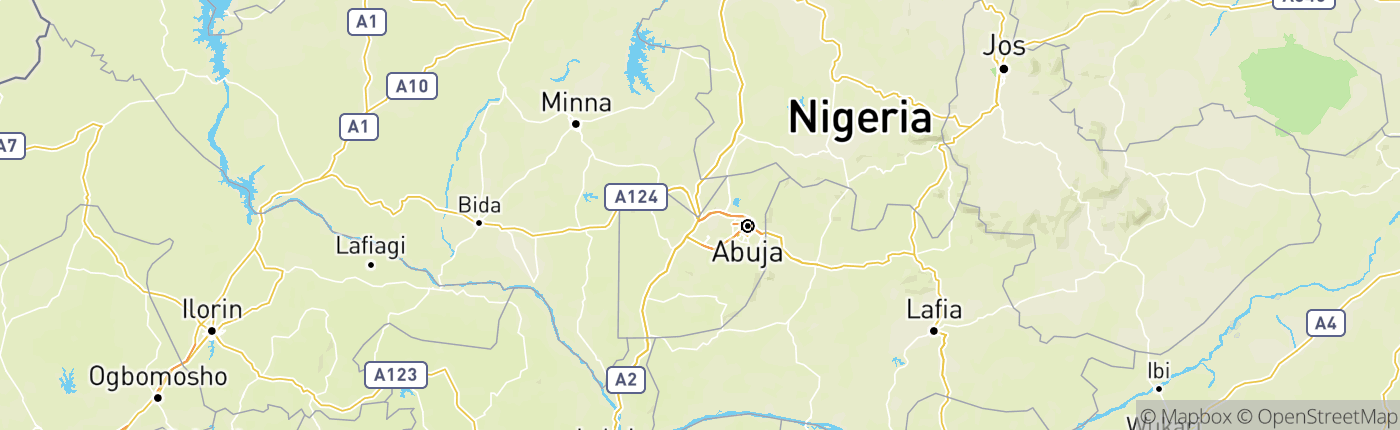 Mapa Nigéria