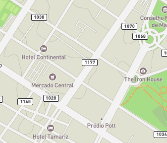 Mapa lokality Železný dom