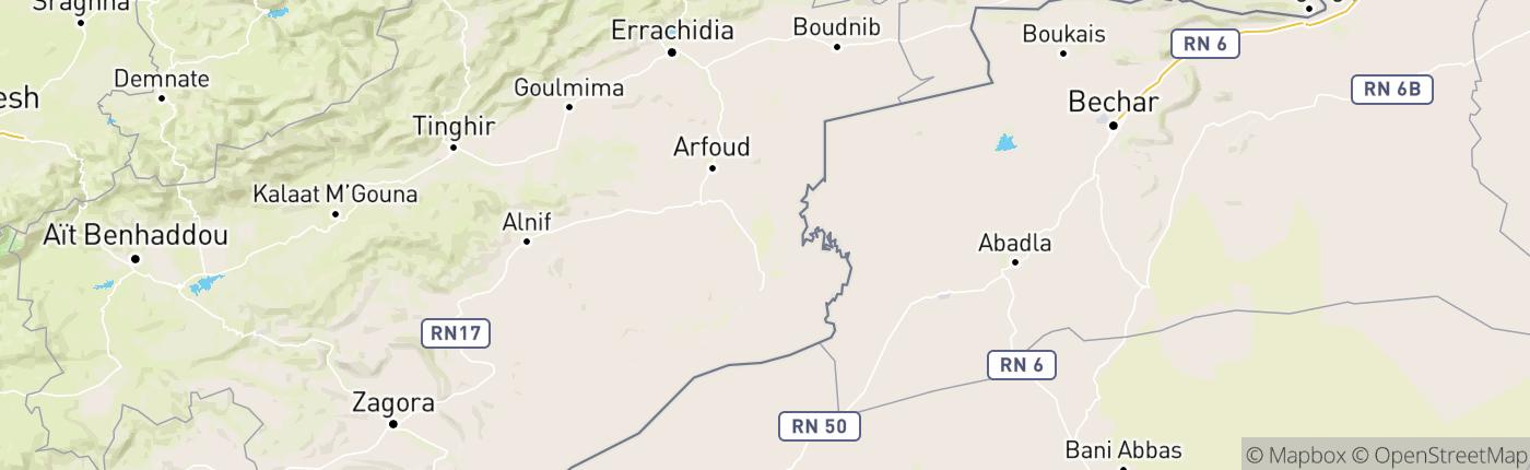 Mapa Maroko