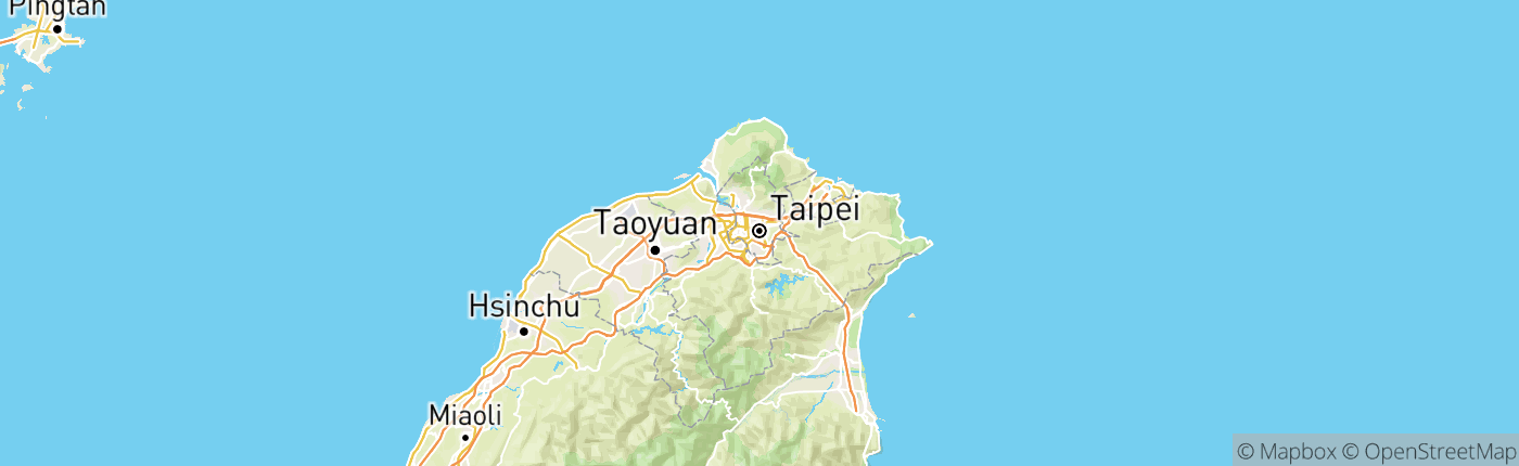 Mapa Taiwan