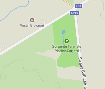 Mapa lokality Termálne pramene Viterbo