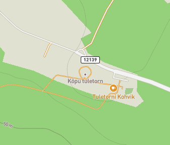 Mapa lokality Maják Kõpu