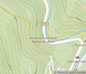 Mapa lokality Rímske kúpele