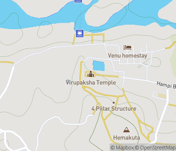 Mapa lokality Hampi
