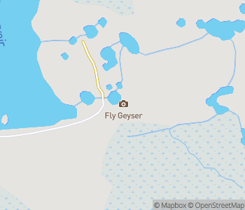 Mapa lokality Gejzír Fly