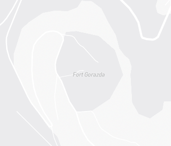 Mapa lokality Pevnosť Gorazda