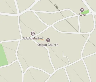 Mapa lokality Obelisk Odzun