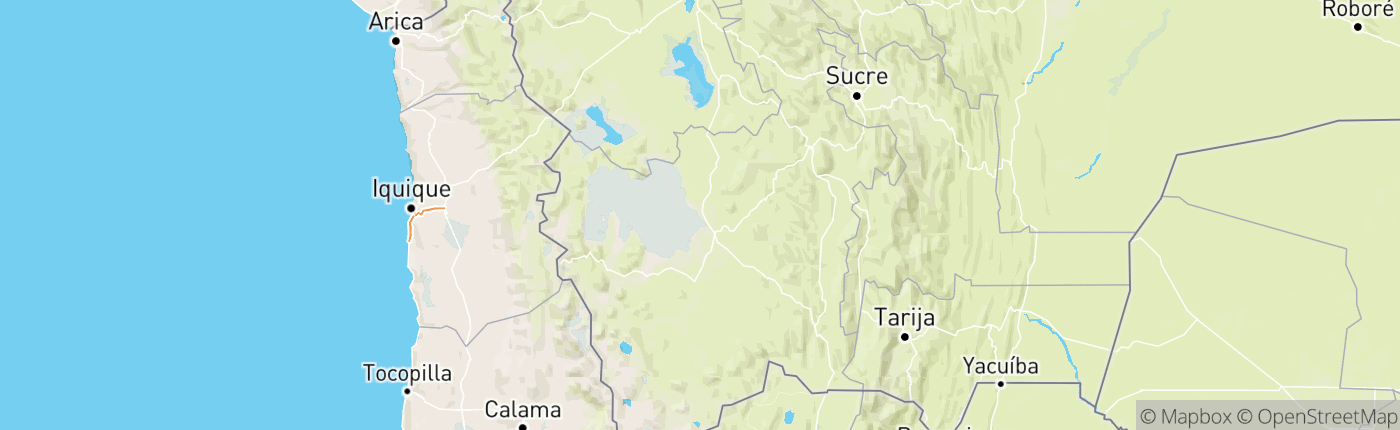 Mapa Bolívia
