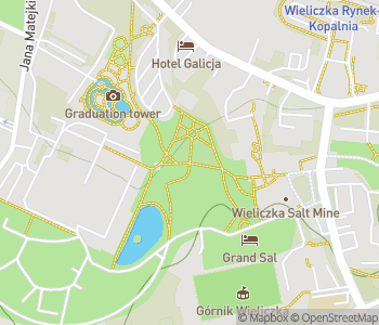 Mapa lokality Soľná baňa Wieliczka