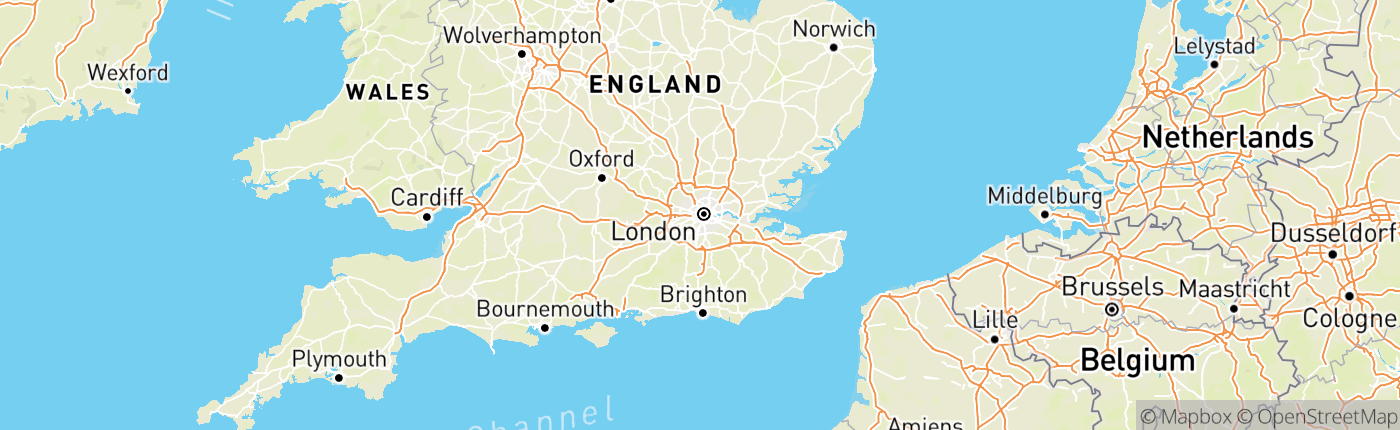 Mapa Spojené kráľovstvo