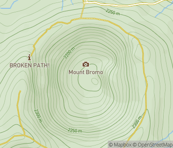 Mapa lokality Gunung Bromo