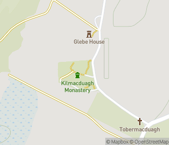 Mapa lokality Kláštorné osídlenie Kilmacduagh