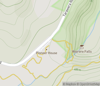 Mapa lokality Pochovaná dedina Te Wairoa