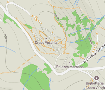 Mapa lokality Dedina Craco