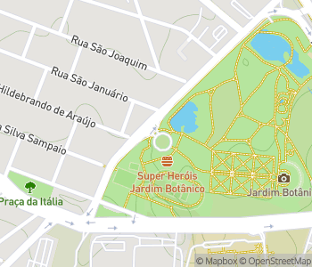Mapa lokality Botanická záhrada Curitiba