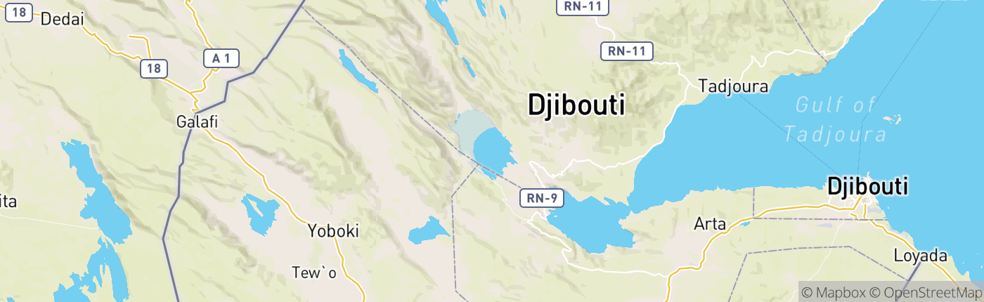 Mapa Džibuti