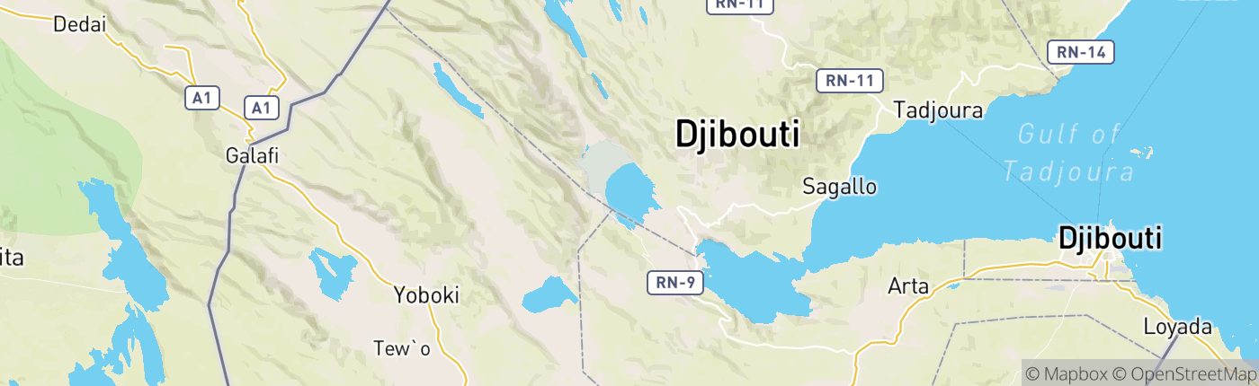 Mapa Džibuti