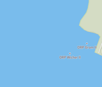 Mapa lokality Vrak vojnovej lode Grom II na pláži