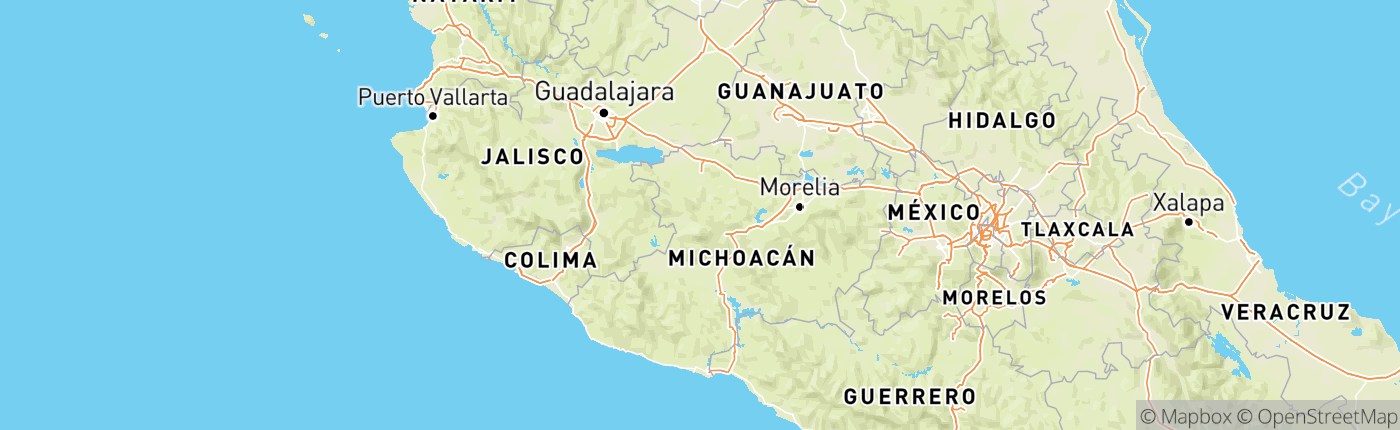 Mapa Mexiko