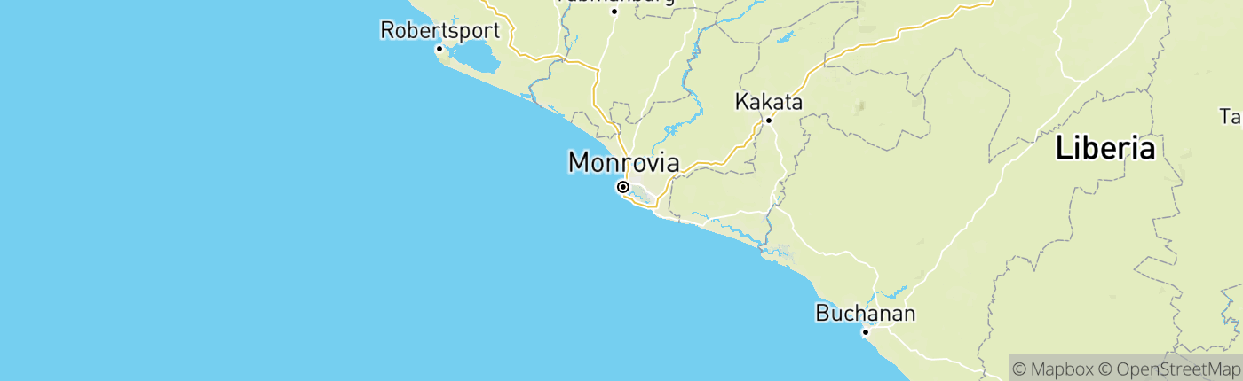 Mapa Libéria