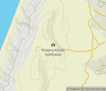 Mapa lokality Maják Rubjerg Knude