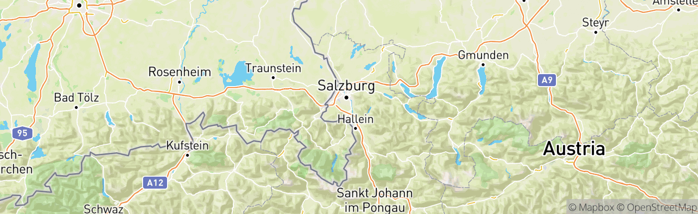 Mapa Rakúsko