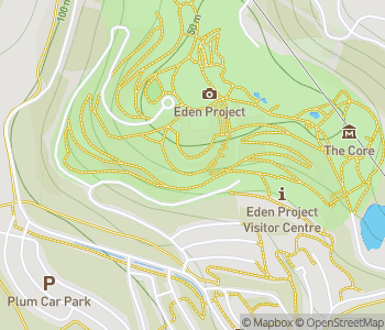 Mapa lokality Projekt Eden: Najväčší skleník sveta