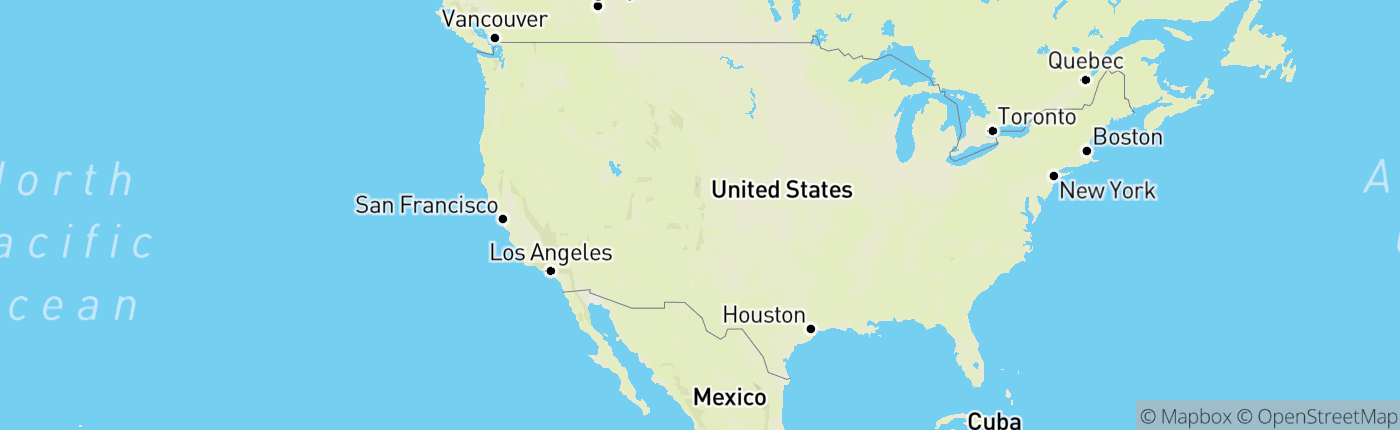 Mapa Spojené štáty americké