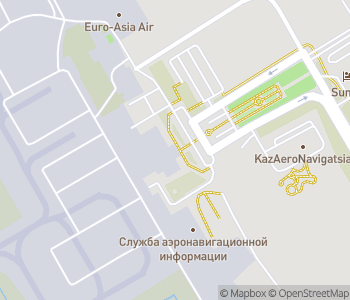 Mapa lokality Letisko Atyrau