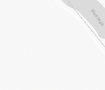 Mapa lokality Riečne kaňony Jordánska