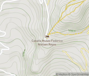 Mapa lokality Opustené lyžiarske stredisko Chacaltaya