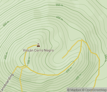 Mapa lokality Cerro Negro