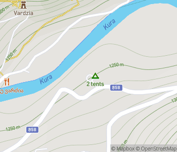 Mapa lokality Jaskynný kláštor Vardzia