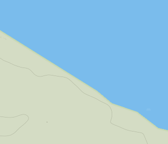Mapa lokality Shell Beach