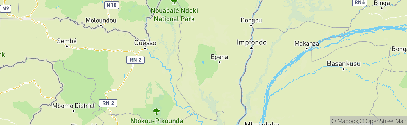 Mapa Republika Kongo