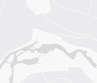 Mapa lokality Vodopády Kravice