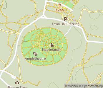 Mapa lokality Utopické mesto šesťdesiatych rokov